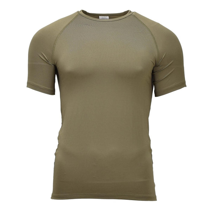 Original holländsk militär termoundertröja kortärmad lätt oliv - GoMilitar