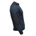 Original holländsk Militär Troyer tröja Ribbstickad Quarter Zip Petrol Green