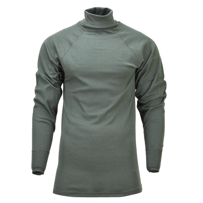 Original holländsk militär turtleneck Thermal Undershirt Tactical HeatTech Olive - GoMilitar