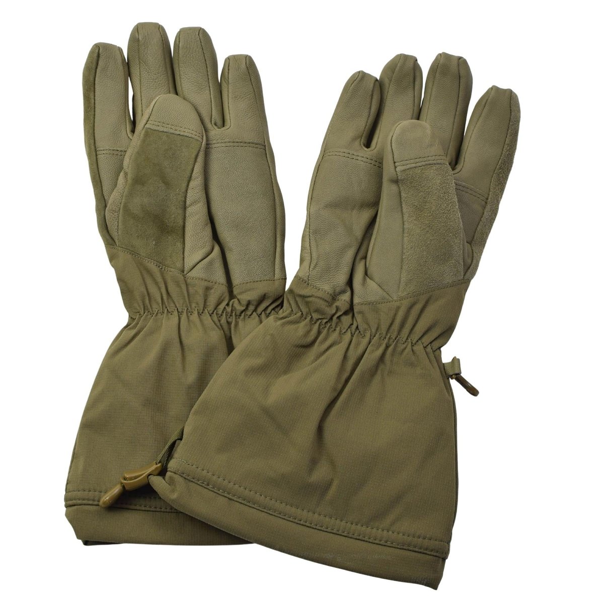 Original holländska militära vinter ECWS handskar Vattentät getskinn Palm Olive