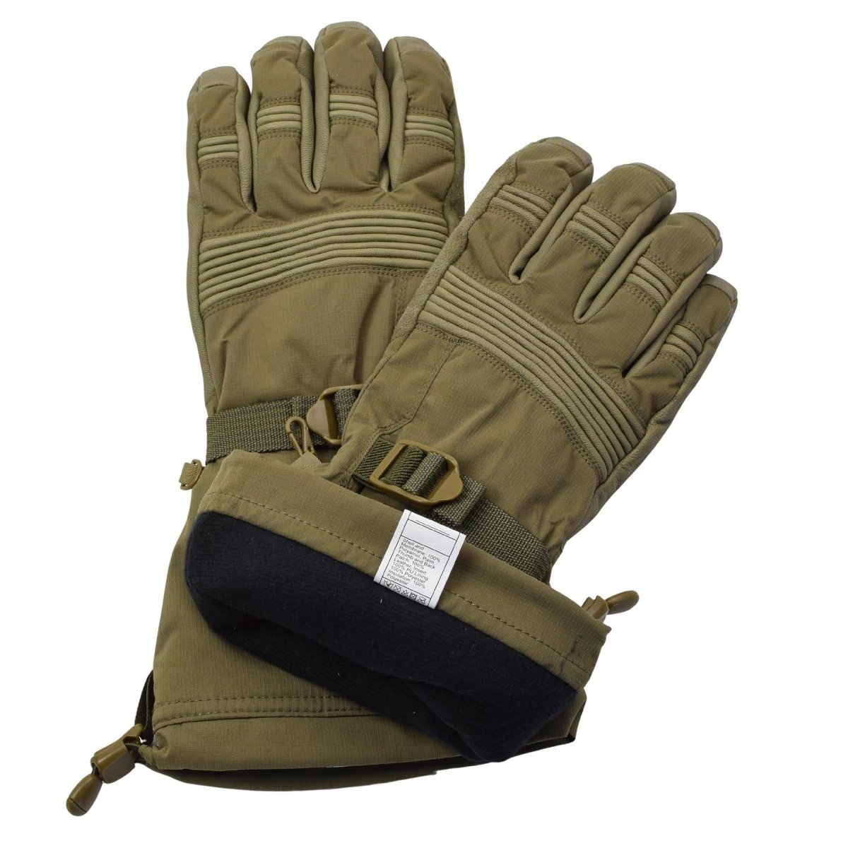 Original holländska militära vinter ECWS handskar Vattentät getskinn Palm Olive