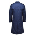 Original Dutch Military Women's Trench Coat Solid Blue Raincoat Quiltad foder
