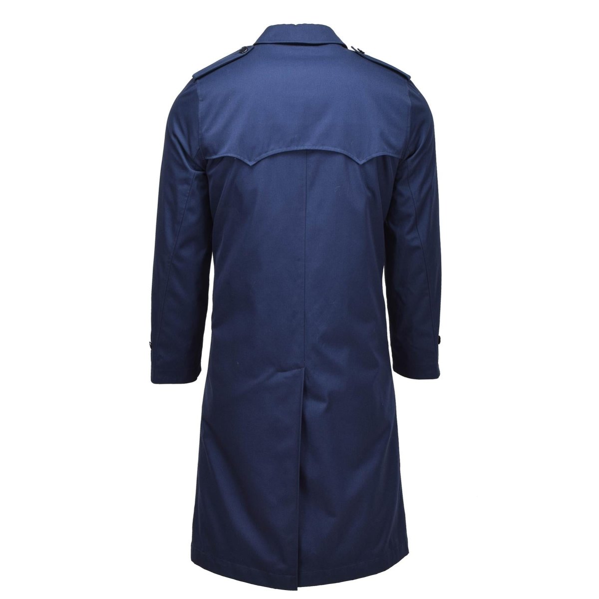Original Dutch Military Women's Trench Coat Solid Blue Raincoat Quiltad foder