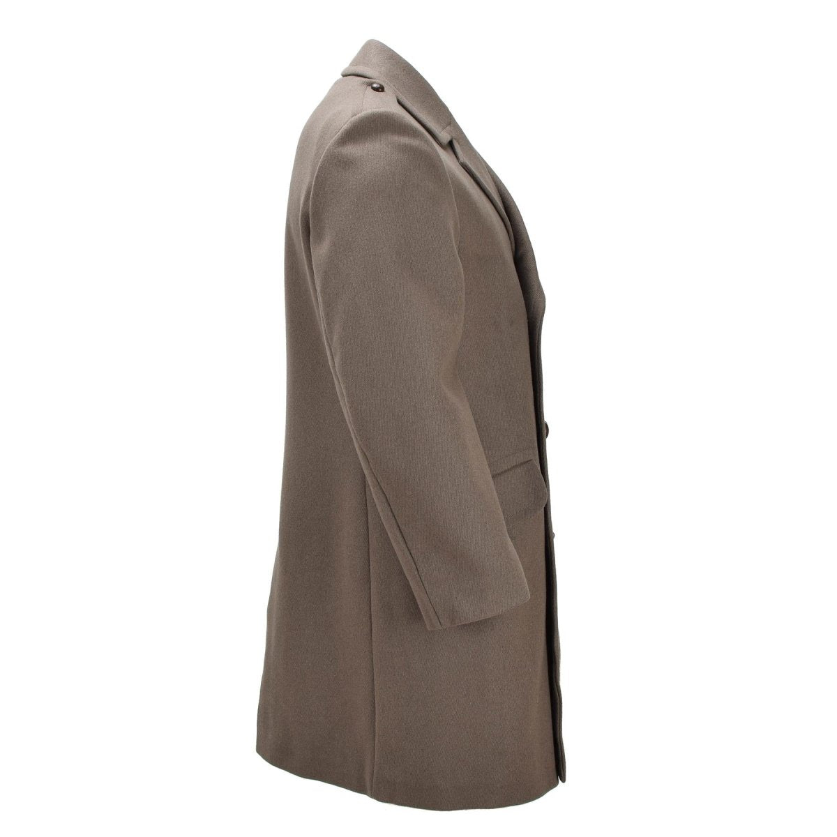 Original holländsk militär ullklänning Coat Double Breasted Army Issue Khaki