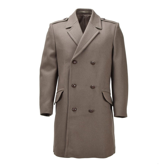 Original holländsk militär ullklänning Coat Double Breasted Army Issue Khaki - GoMilitar