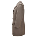 Original holländsk militär ullklänning Coat Double Breasted Army Issue Khaki