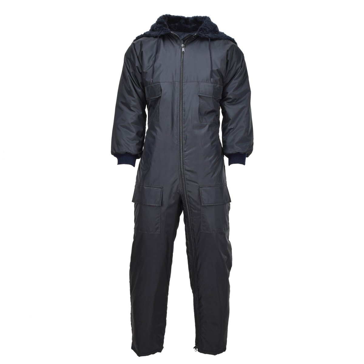 Original Dutch Military Work Coverall Hooded Cold Weather Jumpsuit quiltad foder