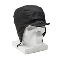 Original holländsk fallskärmshoppare hatt ranger cap öronflikar brim vindtät svart överskott