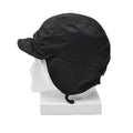 Original holländsk fallskärmshoppare hatt ranger cap öronflikar brim vindtät svart överskott