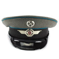 Original Östtysk NVA Army Visor Cap Air Forces Military Peaked Hat Ny