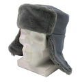 Original East Germany Army Officer Winter Hat Cold Weather Ushanka Faux Fur New