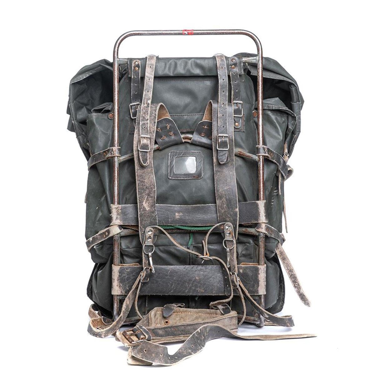Original finsk militär ryggsäck inramad vattentät stor ryggsäck 100l vintage