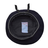 Original French Army Dark Blue Wool Beret Command Lightweight Cap Vintage New