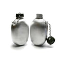 Original French Army Drinking Flask Water Bottle Canteen Pot Cotton Pouch Od Ny