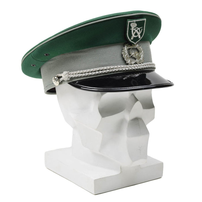 Original fransk armégrönt visir med spetsad keps Elfenbenskustens märke lättvikts NYHET - GoMilitar