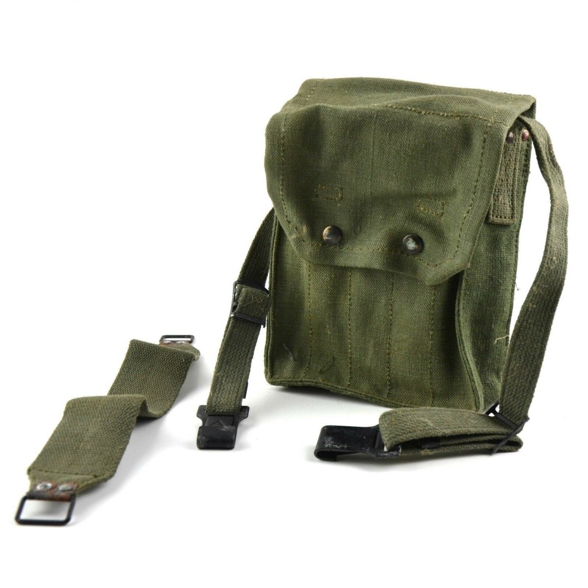 Original French Army Magazine Pouch Mat Ammo Bag Case 5 Cells mag