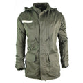 Original French Army Olive OD Jacket Trötthet Combat Military Hooded Parka Sateen