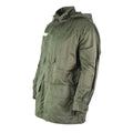 Original French Army Olive OD Jacket Trötthet Combat Military Hooded Parka Sateen