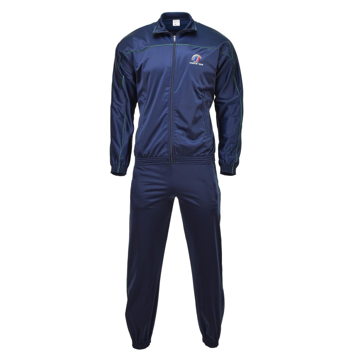 Original French Army Tracksuit Sports Jacket ActiveWear Suit Top Blue Shirt Ny