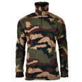 Original fransk armé skog camo CCE skjorta fleece NYHET