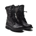 Original franska militära stövlar Vattentät äkta läder Mid Calf Army Footwear