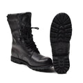 Original franska militära stövlar Vattentät äkta läder Mid Calf Army Footwear