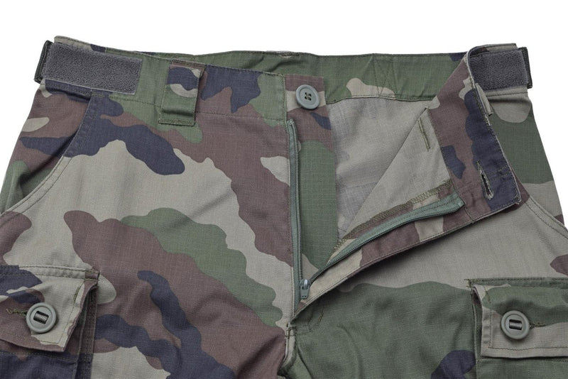 Original French Military Cargo Pants CCE CAMO RIPSTOP ANTI-MOSQUITOS behandlade