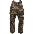 Original franska militära stridsbyxor Felin F4 hållbara hängslen CCE Camo