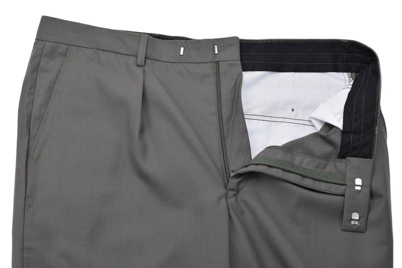 Original French military dress pants formal brown casual army trousers NEW - GoMilitar