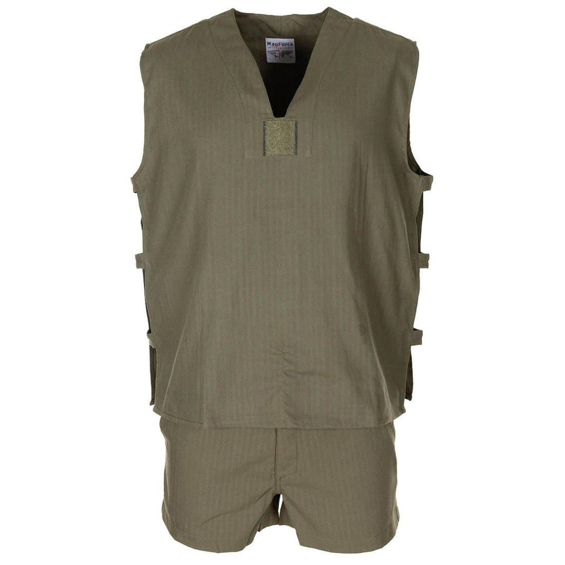 Original French Military Jungle Sleeveless Olive Shirt Tactical Lightweight New