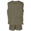 Original French Military Jungle Sleeveless Olive Shirt Tactical Lightweight New