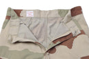 Original French Military F2 desert camo pants with reinforced knees and durable cotton blend fabric, designed for rugged outdoor use.
