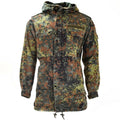 Original German Army Field Jacket Parka Militärutgåva Flecktarn Camo W Liner