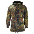 Original German Army Field Jacket Parka Militärutgåva Flecktarn Camo W Liner