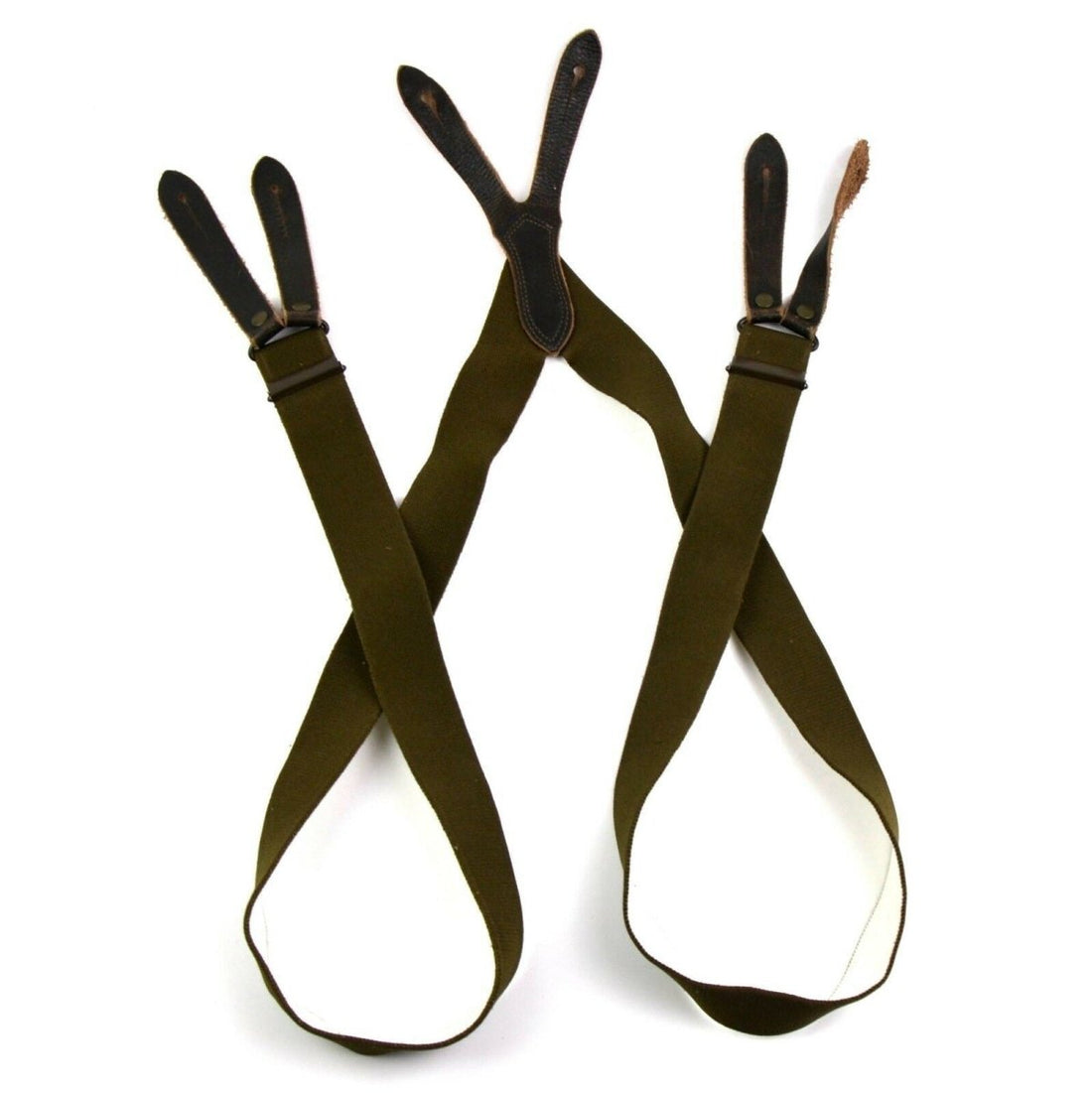 Original German Army Field Suspenders Byxor byxor hängslen hängslen