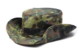 Original German Army Flecktarn Boonie Hat Camping Hunting Outdoor Summer Cap Ny