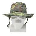 Original German Army Flecktarn Boonie Hat Camping Hunting Outdoor Summer Cap Ny