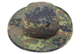 Original German Army Flecktarn Boonie Hat Camping Hunting Outdoor Summer Cap Ny
