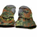 Original tyska armén flecktarn camo mittens bw militär fråga stridshandskar