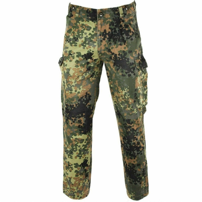 Original tysk arméutgåva flecktarn camo byxor fältstrid militärbyxor - GoMilitar