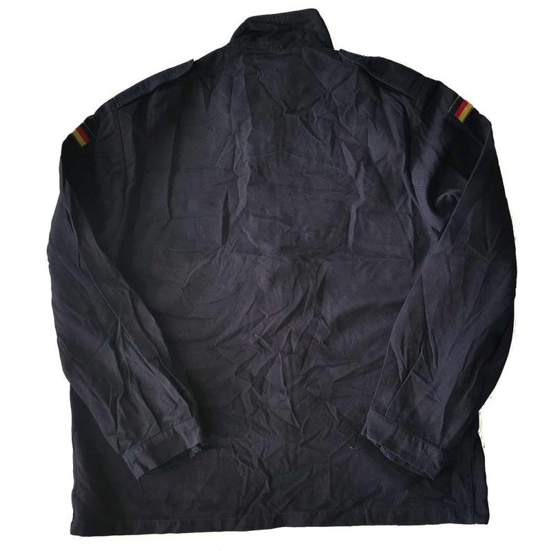 Original German Army Marines Jacket Blue Navy Deck dragkedja med eldbeständig aramid