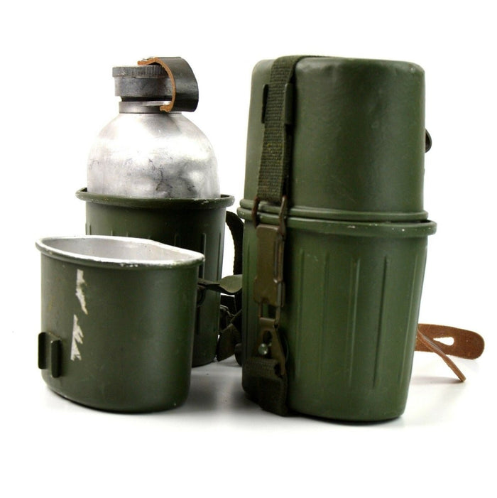 Original German Army Mess Kit Kantin dricksflaska Vattenflaska Köksredskap Army - GoMilitar