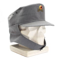Original tyska armén Military Mountain Cap Gebirgsjäger Gray med blommamärke