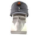 Original tyska armén Military Mountain Cap Gebirgsjäger Gray med blommamärke