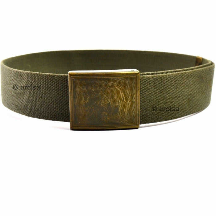 Original tysk armé militär hängslen bälte Heavy Duty tysk webbing oliv - GoMilitar