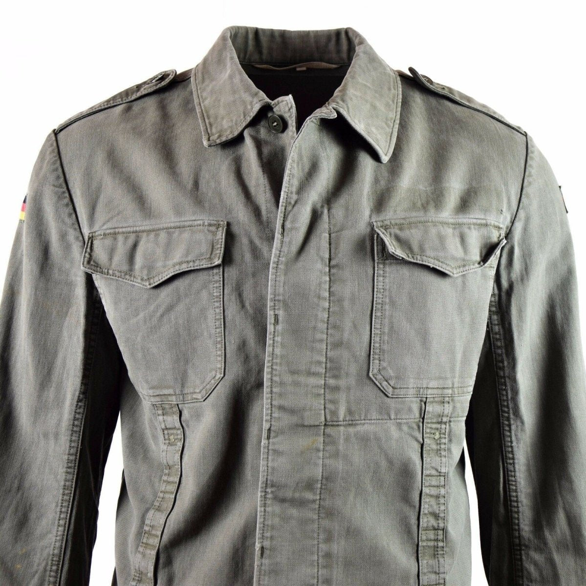 Original German Army Molskin Jacket. Vintage BW Army Field Olive Drab Jacket