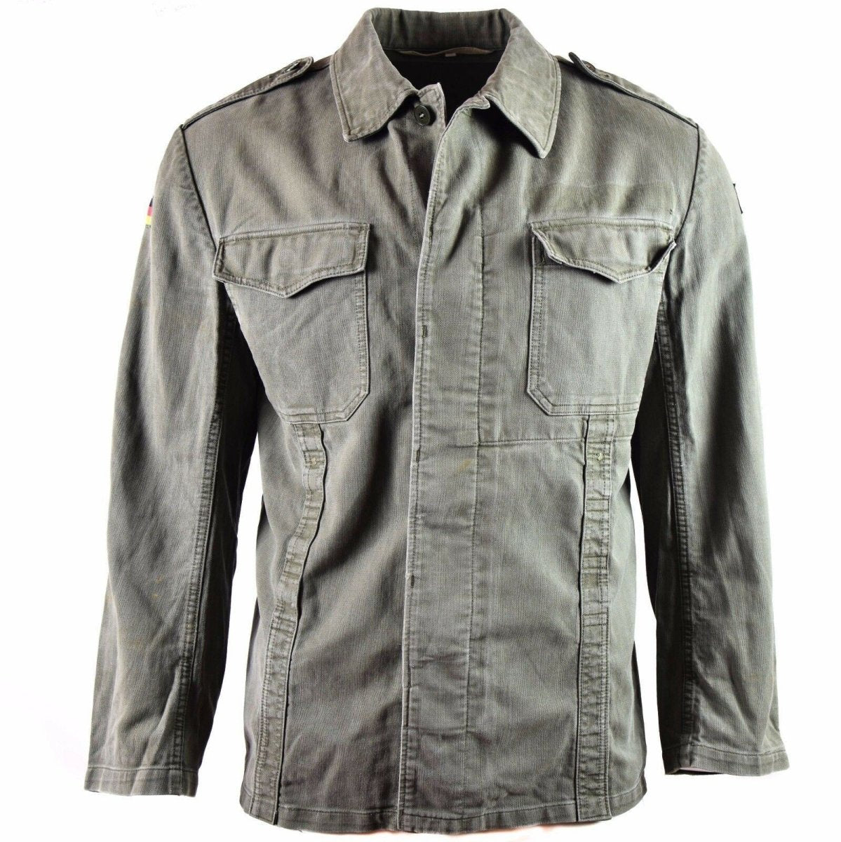 Original German Army Molskin Jacket. Vintage BW Army Field Olive Drab Jacket