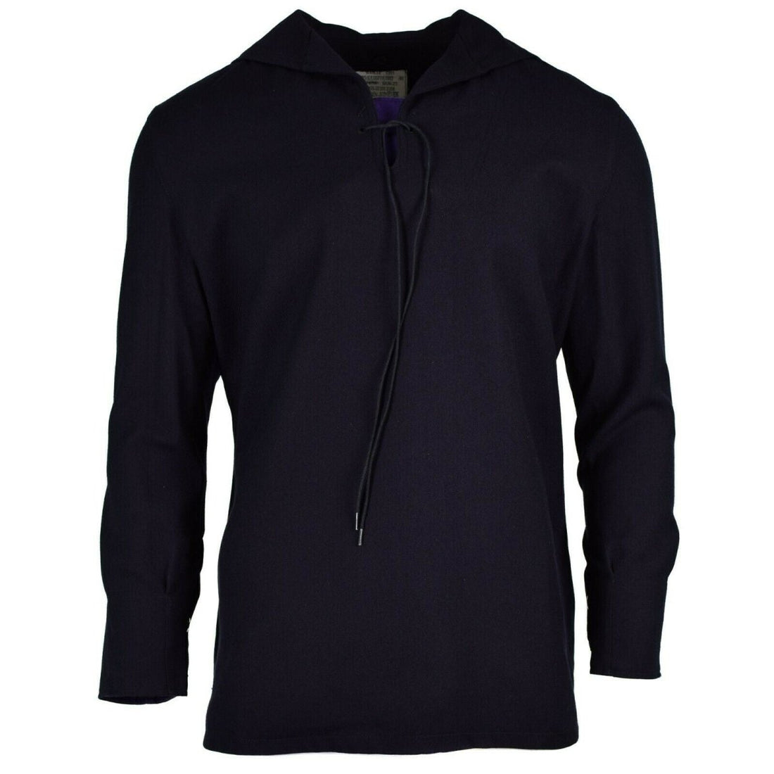 Original German Army Navy Middy Shirt Long Sleeves Blue Naval Military Sailors