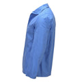 Original tysk armé pyjamasskjorta Långärmad knapp framtill sovplagg Blue