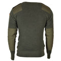 Original tysk armé pullover commando jumper grön oliv tröja ull ny
